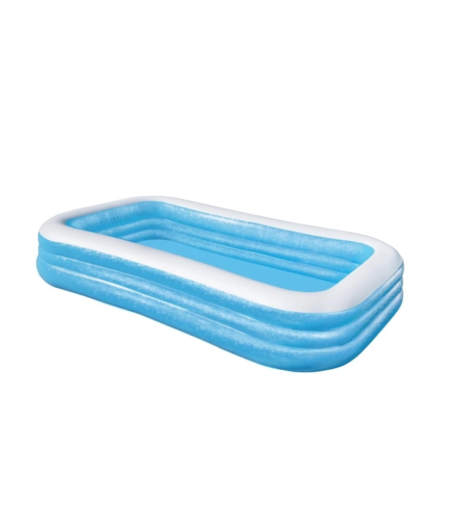 PISCINA GONFIABILE RETTANGOLARE A 3 ANELLI PER BAMBINI BESTWAY 305X183X56 CM