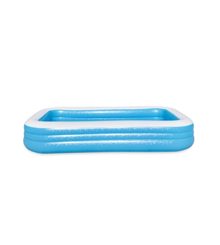 PISCINA GONFIABILE RETTANGOLARE A 3 ANELLI PER BAMBINI BESTWAY 305X183X56 CM