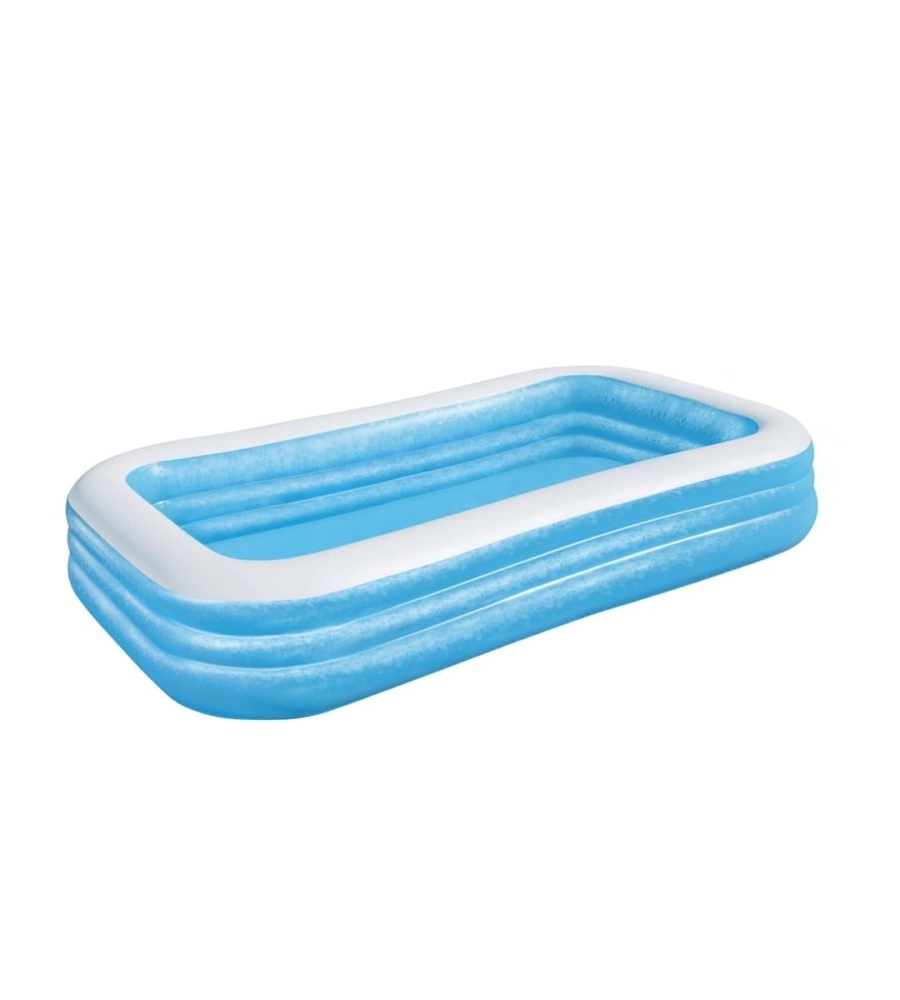 PISCINA GONFIABILE RETTANGOLARE A 3 ANELLI PER BAMBINI BESTWAY 305X183X56 CM