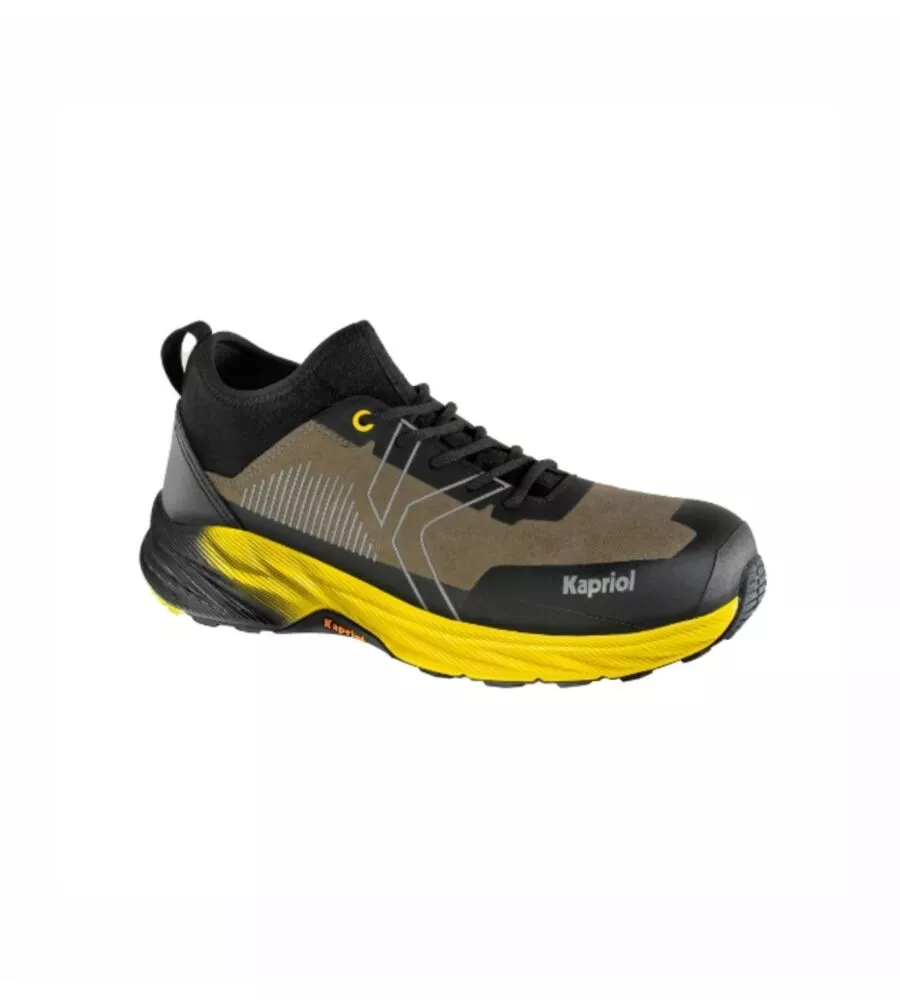 SCARPA ANTINFORTUNISTICA CON ALZATA A CALZA KAPRIOL "DUNE MICRO SOCK" GIALLO TG 42
