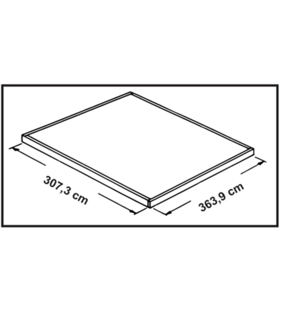 CASETTA DA GIARDINO HABRITA "ARROW WOODRIDGE" IN ACCIAIO ZINCATO EFFETTO LEGNO 313,1X370,2X208,6 CM