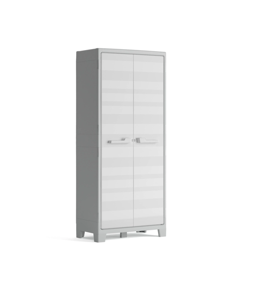 ARMADIO MULTISPACE KETER "MAXIMO" IN RESINA GRIGIO CHIARO 80X44X182 CM