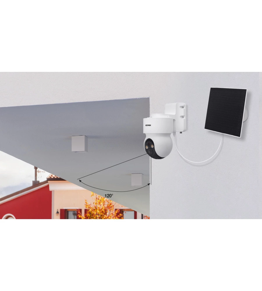 TELECAMERA CON PANNELLO SOLARE VIMAR 4G 3MPX - COD.46243.030CL