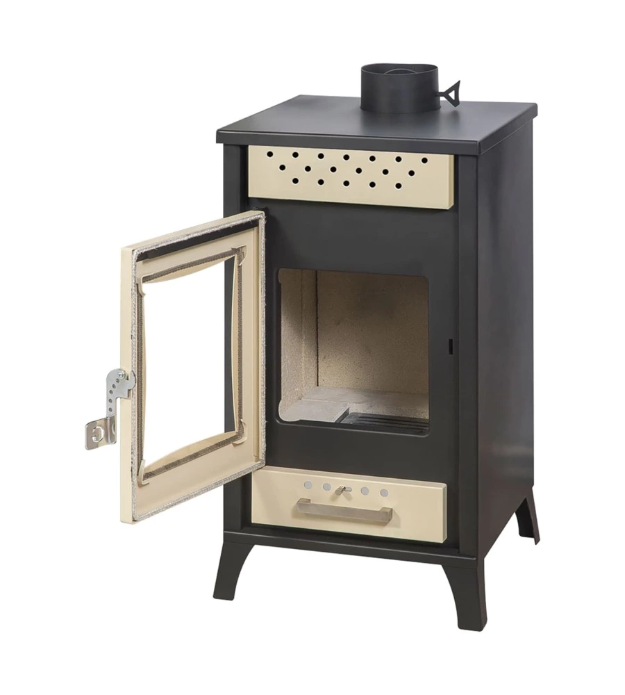 STUFA A LEGNA DIVINA FIRE "OLGA" BEIGE 15 KW
