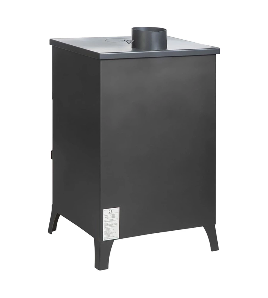 STUFA A LEGNA CON FORNO DIVINA FIRE "MARIKA" NERO 22 KW