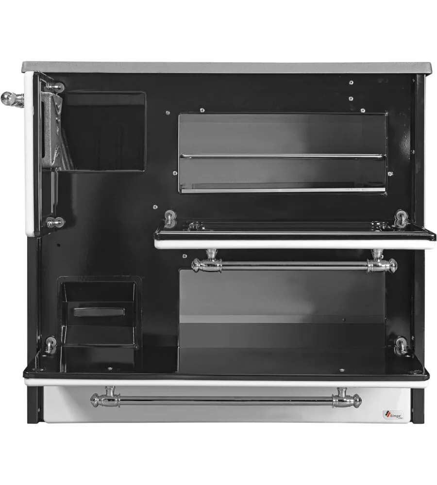 CUCINA A LEGNA DIVINA FIRE "BEATRICE" NERO 9 KW