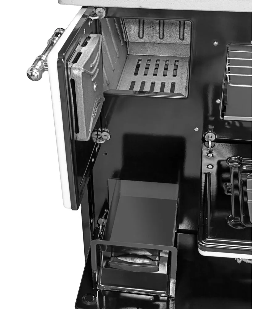 CUCINA A LEGNA DIVINA FIRE "BEATRICE" NERO 9 KW