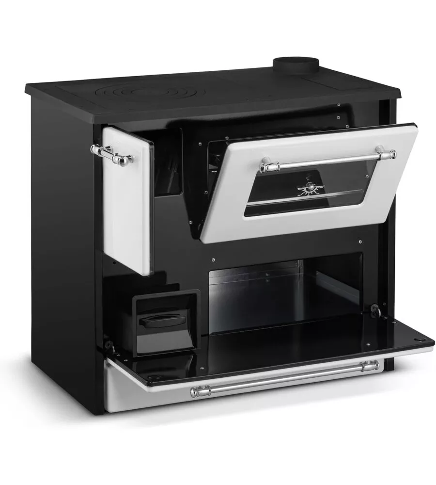 CUCINA A LEGNA DIVINA FIRE "BEATRICE" BIANCO 9 KW