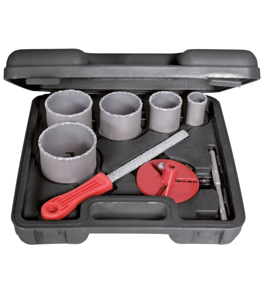 KIT SEGHE A TAZZA VALEX IN ACCIAIO 9 PEZZI