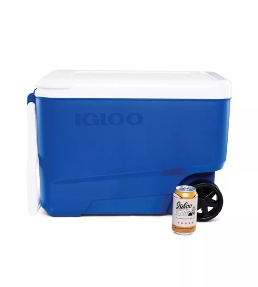 FRIGO PASSIVO PORTATILE "WHILE COOL" CON RUOTE E MANIGLIA BLU 38 LT