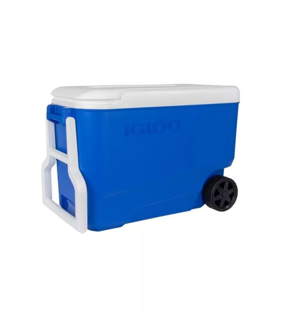 FRIGO PASSIVO PORTATILE "WHILE COOL" CON RUOTE E MANIGLIA BLU 38 LT