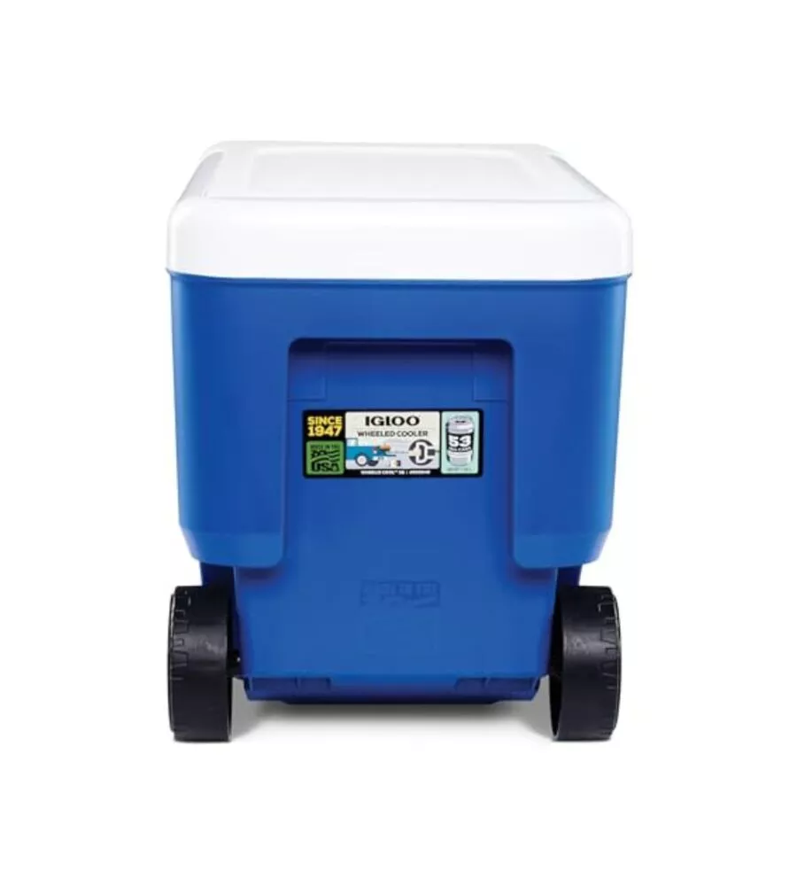 FRIGO PASSIVO PORTATILE "WHILE COOL" CON RUOTE E MANIGLIA BLU 38 LT