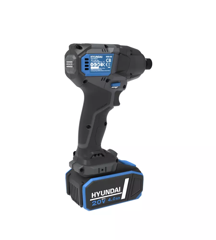KIT TRAPANO A PERCUSSIONE E AVVITATORE A BATTERIA HYUNDAI 2 BATTERIE 20V 2AH E CARICABATTERIE - COD. 25850