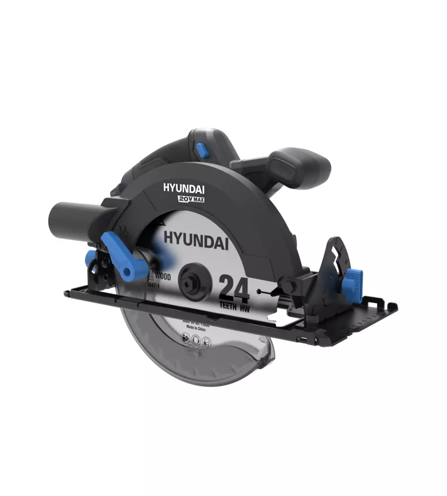 SEGA CIRCOLARE A BATTERIA HYUNDAI LAMA 190 MM 20V, SOLO CORPO MACCHINA - COD. 25866