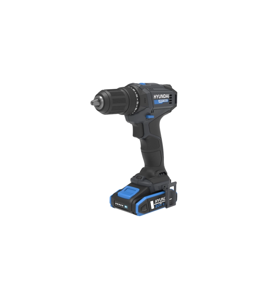 TRAPANO AVVITATORE A BATTERIA HYUNDAI 40 NM 20V, SOLO CORPO MACCHINA - COD. 25869