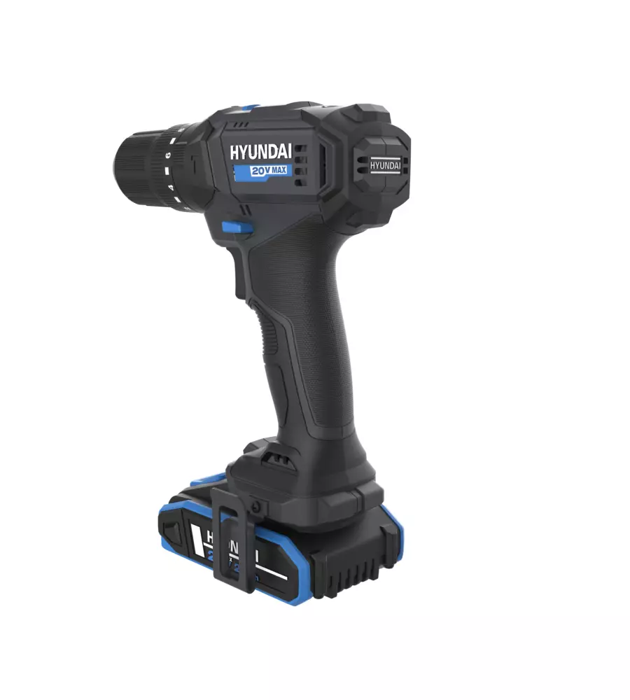 TRAPANO A PERCUSSIONE A BATTERIA HYUNDAI 50 NM 20V, SOLO CORPO MACCHINA - COD. 25872