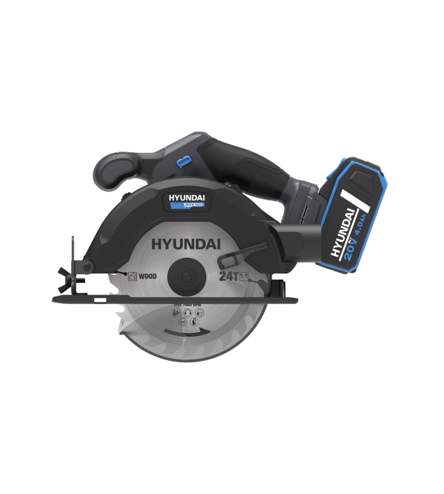 SEGA CIRCOLARE A BATTERIA HYUNDAI DIAMETRO 165 MM 20V, SOLO CORPO MACCHINA - COD. 25880