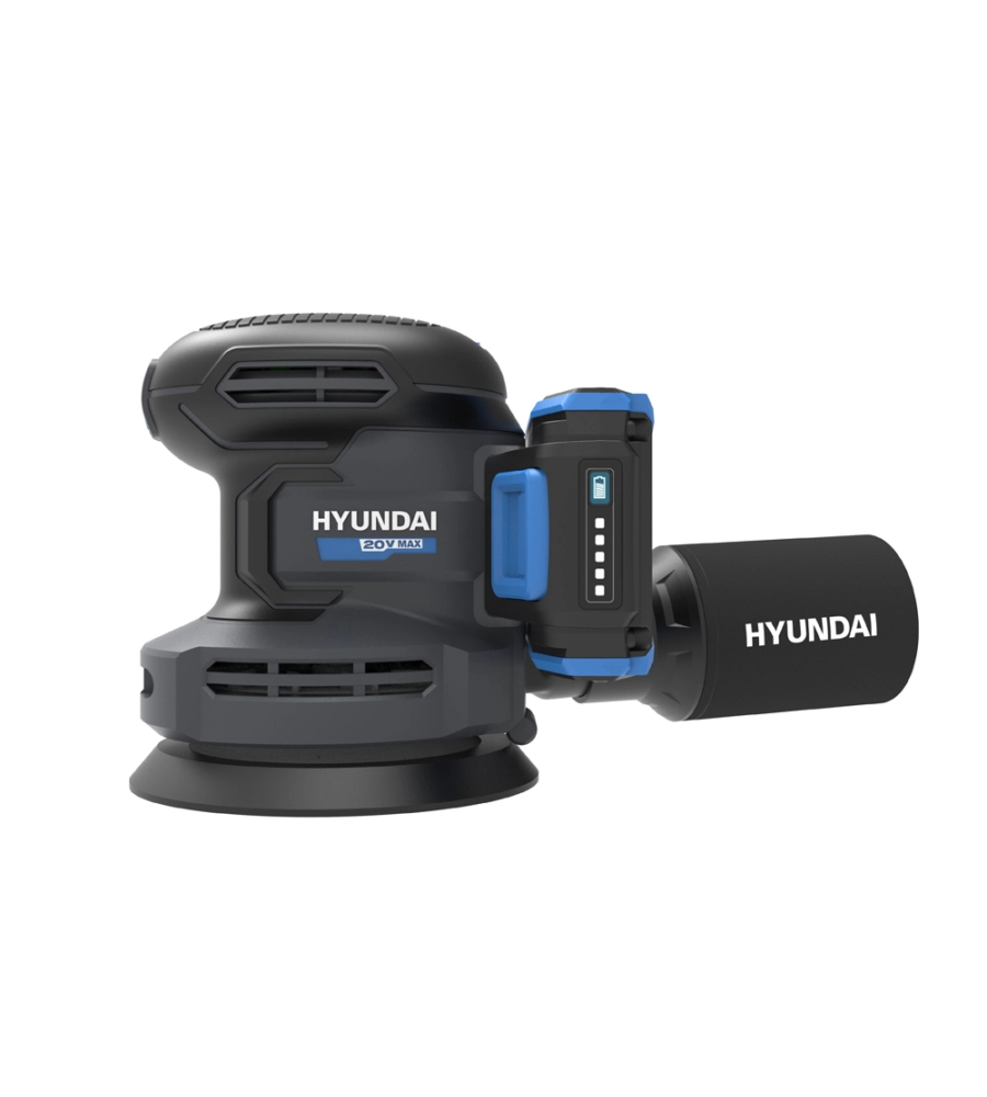 LEVIGATRICE ORBITALE A BATTERIA HYUNDAI DIAMETRO 125 MM 20V, SOLO CORPO MACCHINA - COD. 25883