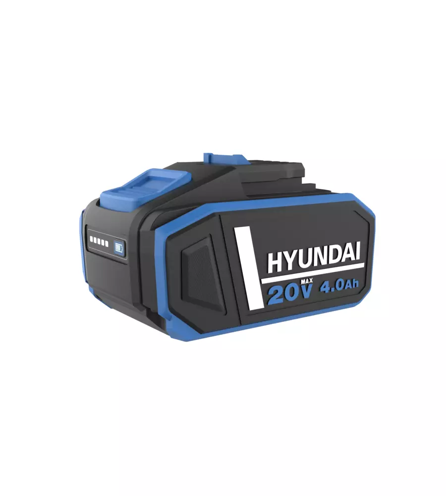 KIT CARICABATTERIE SINGOLO E BATTERIA DI RICAMBIO HYUNDAI 20V 4AH - COD. 25899