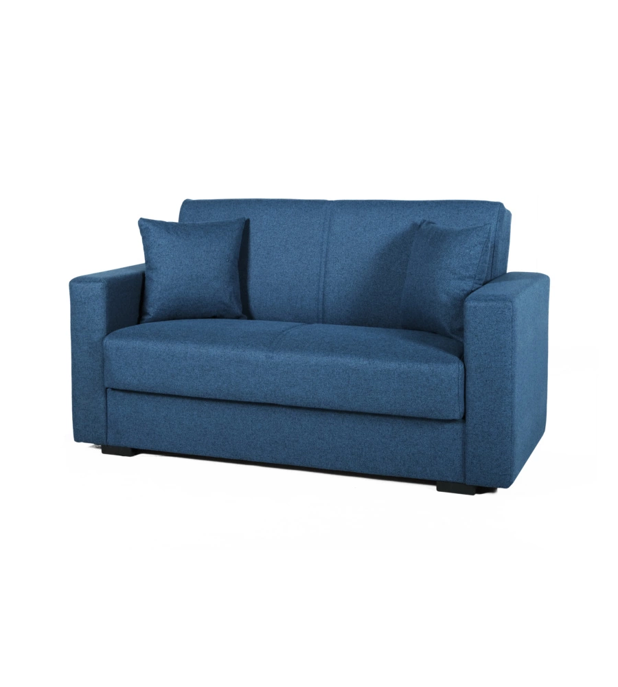 DIVANO LETTO "AFRODITE" 2 POSTI BLU 155X80X87 CM