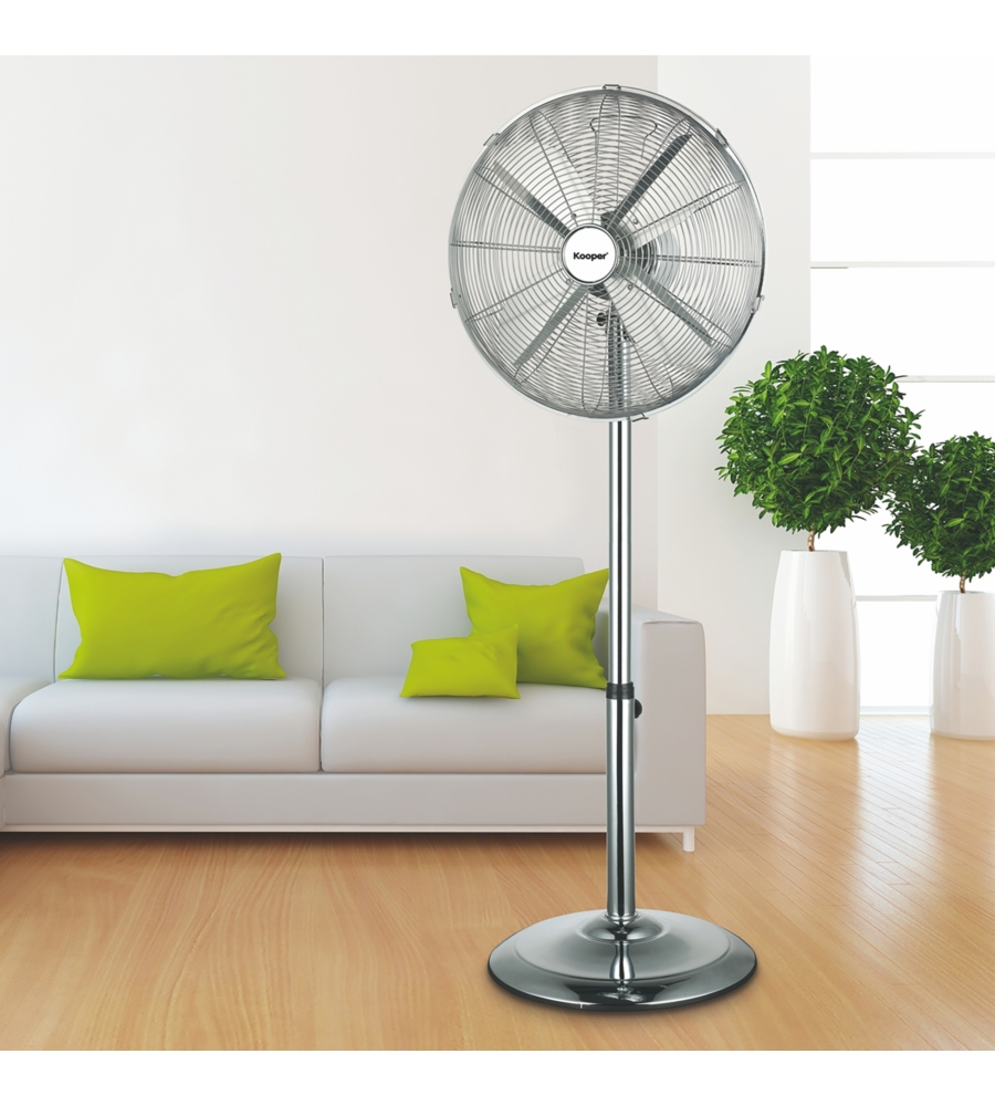 VENTILATORE A PIANTANA KOOPER GRIGIO 50W