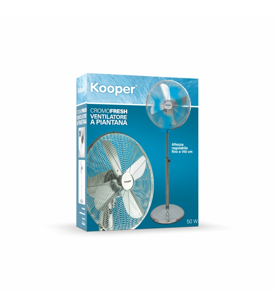 VENTILATORE A PIANTANA KOOPER GRIGIO 50W