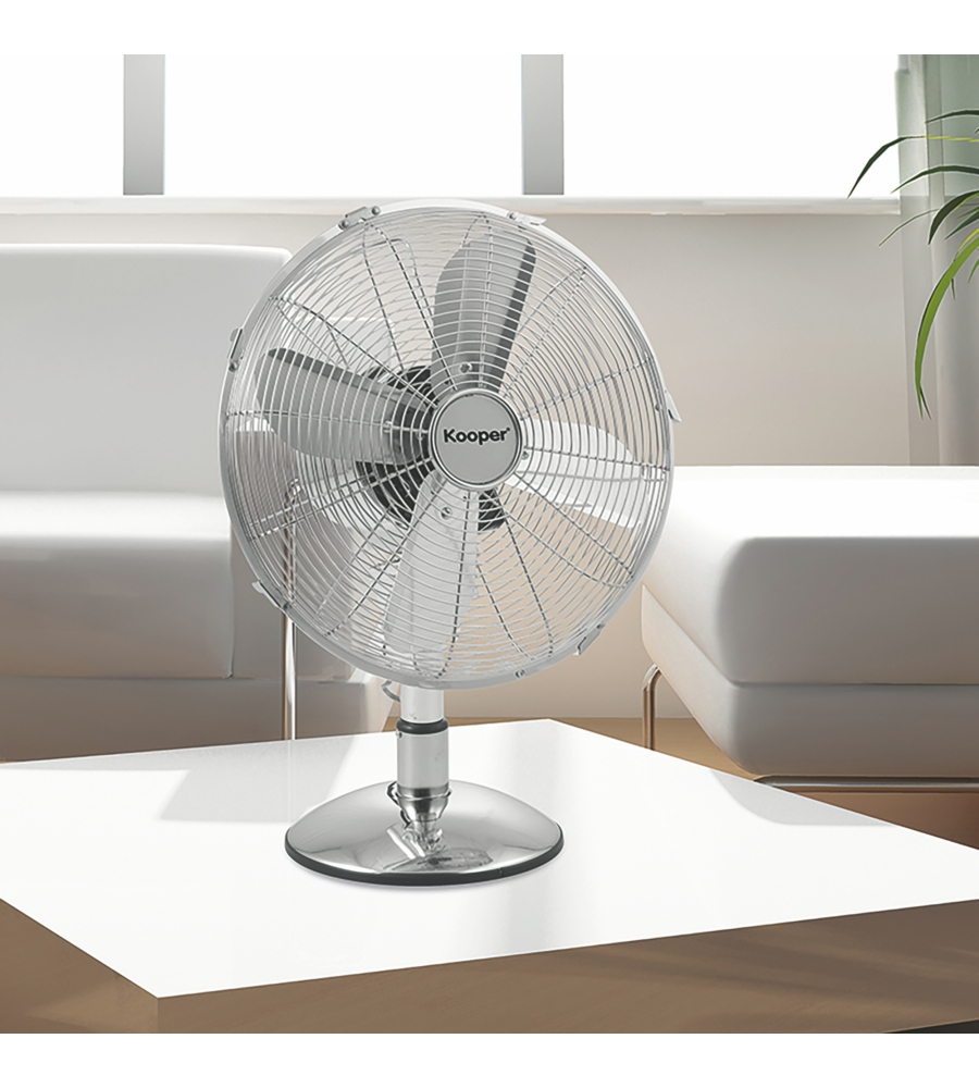 VENTILATORE DA TAVOLO KOOPER GRIGIO 35W