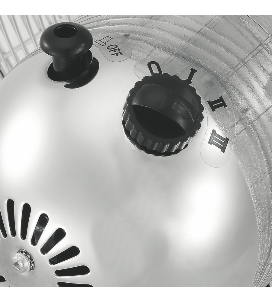 VENTILATORE DA TAVOLO KOOPER GRIGIO 35W