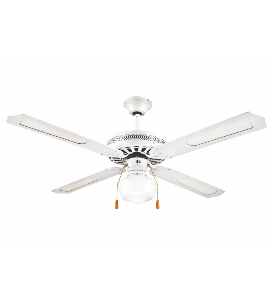 VENTILATORE A SOFFITTO "WINDY" BIANCO 70W