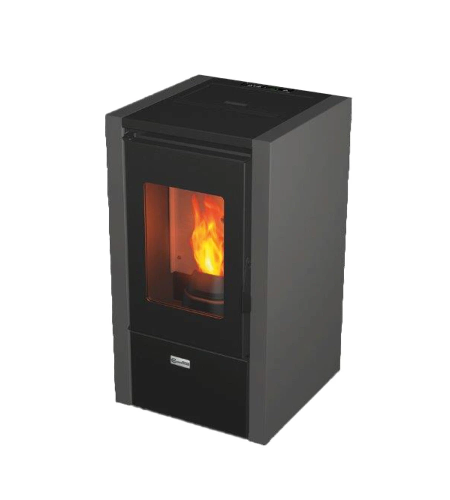 STUFA A PELLET CANADIAN STOVE "NEVADA 7" GRIGIO 6,2 KW