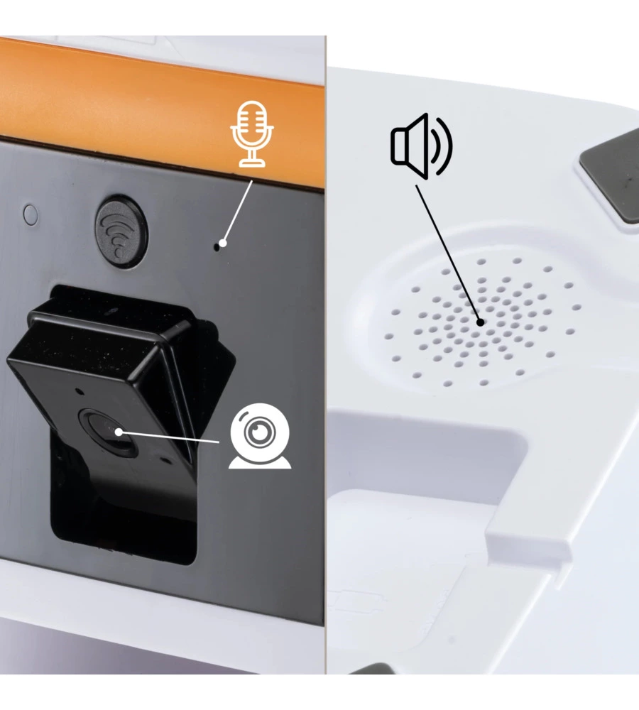 DISTRIBUTORE AUTOMATICO DI CIBO CANI E GATTI FERPLAST "RISTO PET SMART" BIANCO CON CONTROLLO WI-FI