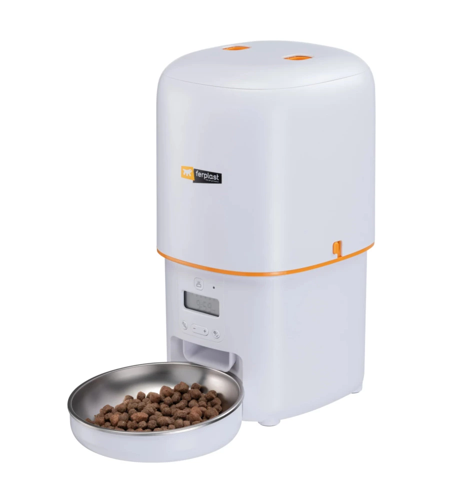 DISTRIBUTORE AUTOMATICO DI CIBO PER CANI E GATTI FERPLAST "RISTO PET", 4 LITRI