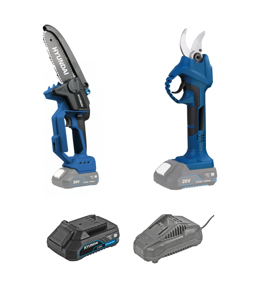 KIT POTATURA HYUNDAI CESOIA E SEGHETTO A BATTERIA 20V 2AH