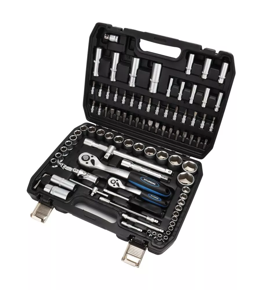 SET BUSSOLE E PUNTE HYUNDAI IN ACCIAIO, 94 PEZZI