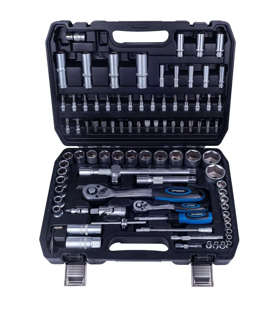 SET BUSSOLE E PUNTE HYUNDAI IN ACCIAIO, 94 PEZZI