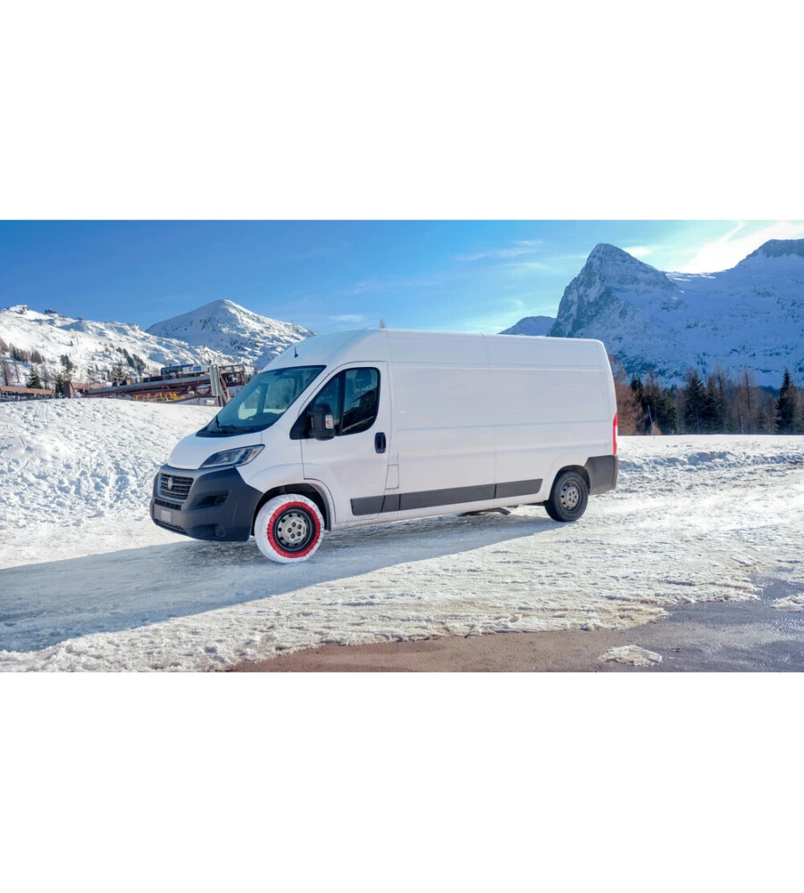 COPPIA DI CALZE DA NEVE SNOW DRIVE "HEAVY DUTY" PER MAXI SUV E FURGONI, TG 70 - 17147 SD70