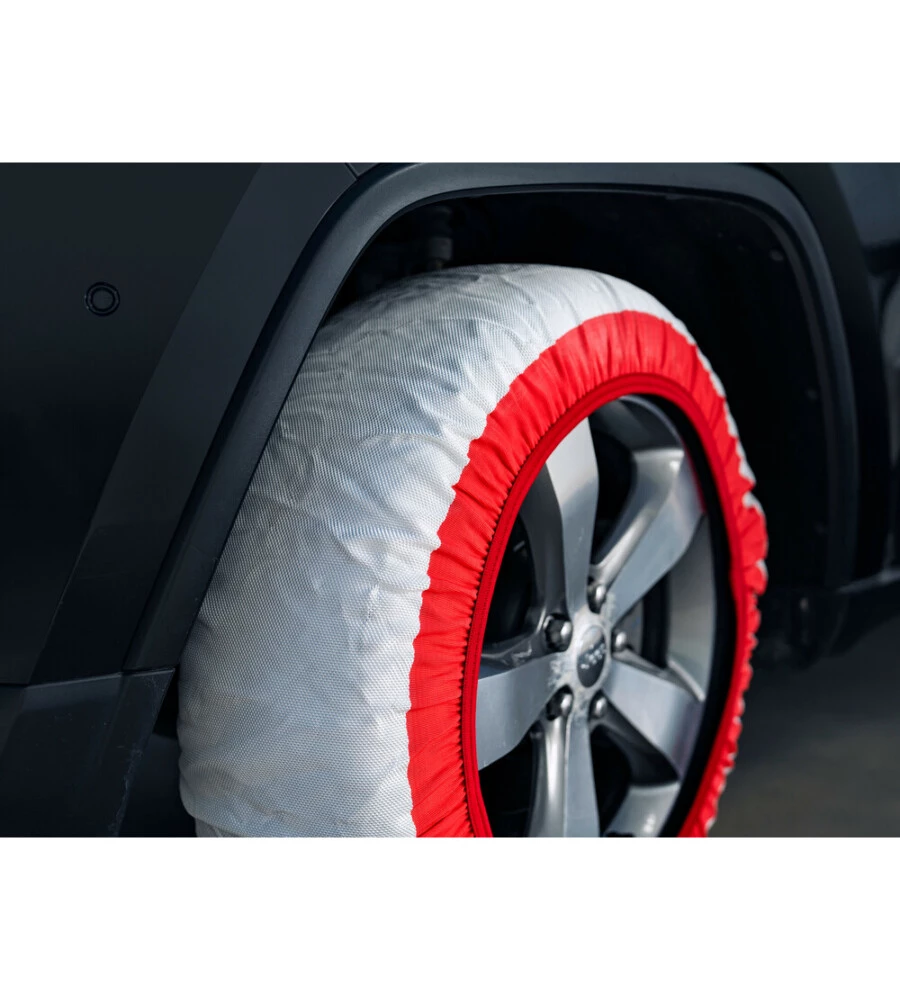COPPIA DI CALZE DA NEVE SNOW DRIVE "HEAVY DUTY" PER MAXI SUV E FURGONI, TG 70 - 17147 SD70