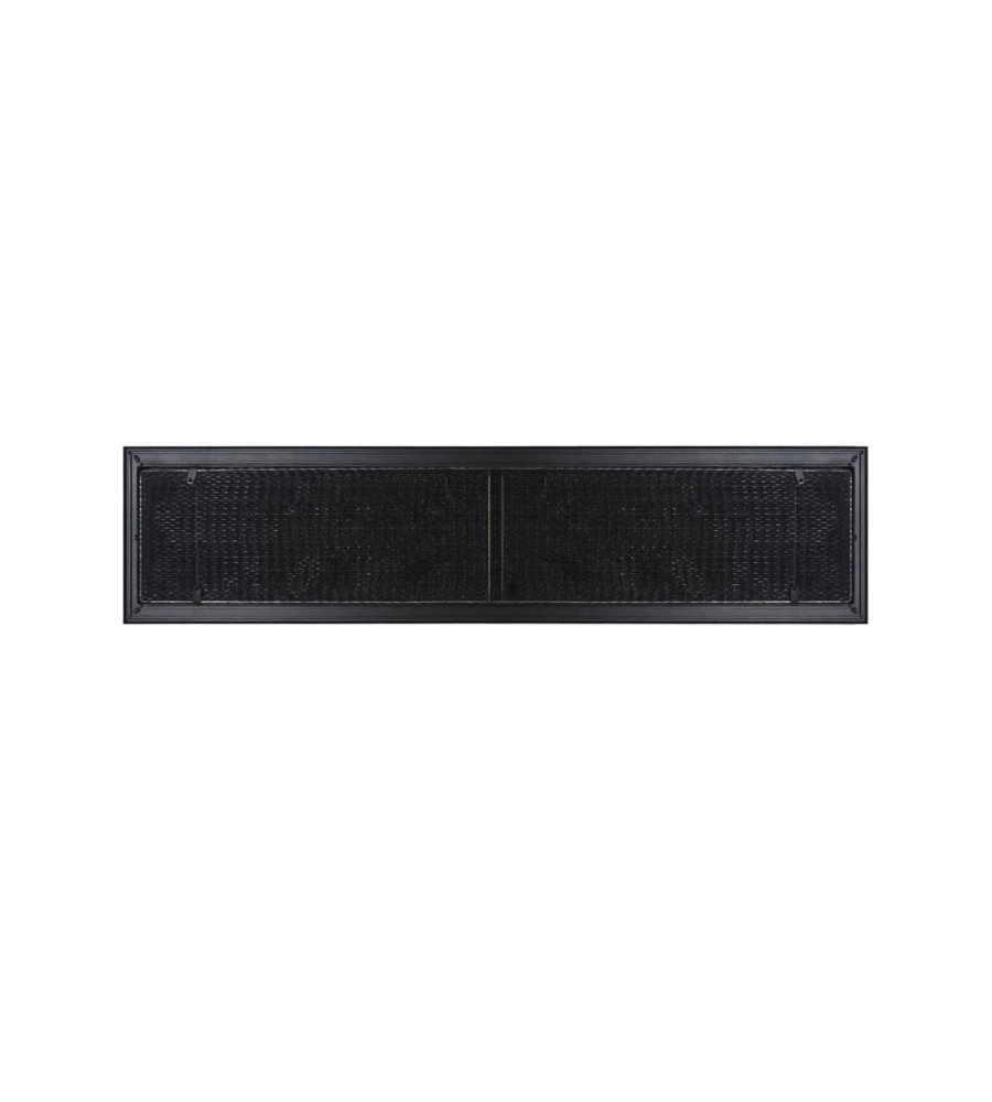 GRIGLIA DI VENTILAZIONE CON PROTEZIONE ANTI INSETTI ARTPLAST IN ALLUMINIO PER CASETTA MODULARE 92,1X17,8 CM