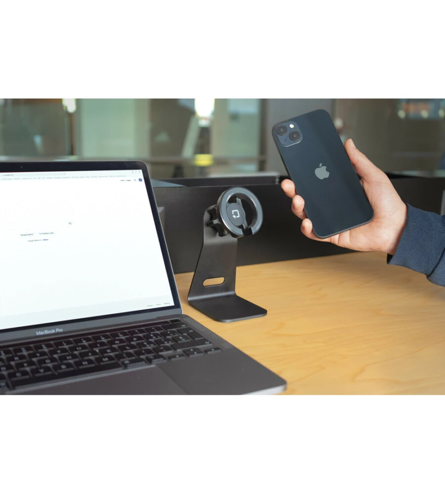 PORTA TELEFONO MAGNETICO DA TAVOLO LAMPA "MAG PRO STAND" CON BASE ADESIVA - 91769