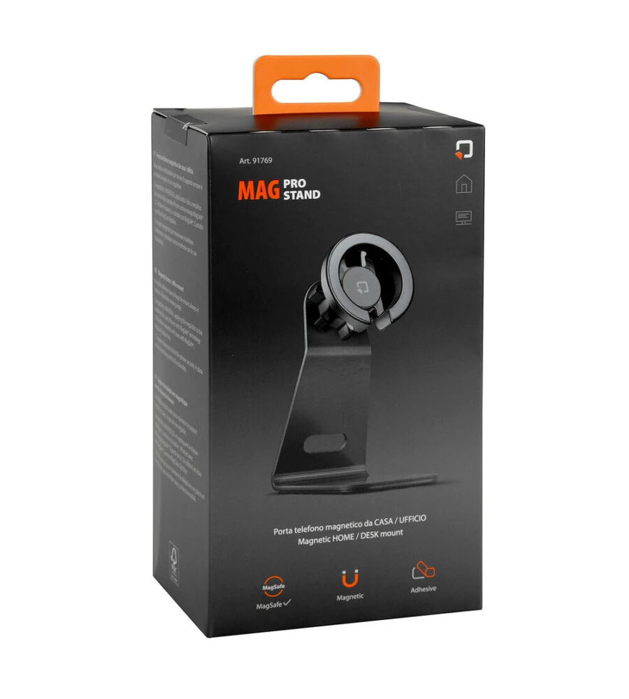 PORTA TELEFONO MAGNETICO DA TAVOLO LAMPA "MAG PRO STAND" CON BASE ADESIVA - 91769