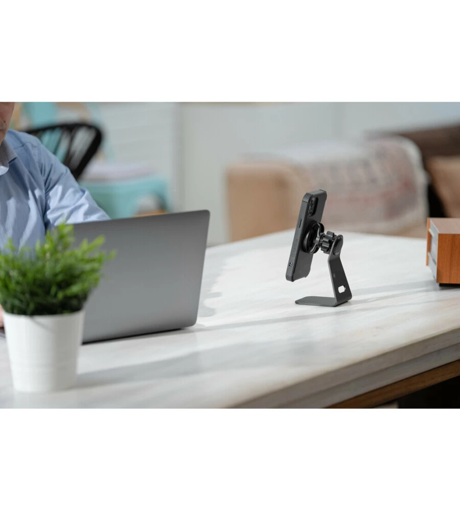 PORTA TELEFONO MAGNETICO DA TAVOLO LAMPA "MAG PRO STAND" CON BASE ADESIVA - 91769