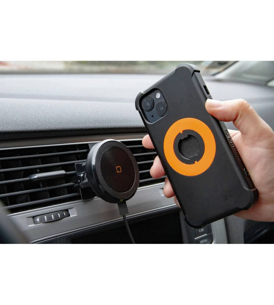 PORTA TELEFONO MAGNETICO LAMPA "MAG WIRELESS AIRVENT" PER BOCCHETTA D'AERAZIONE CON RICARICA WIRELESS - 91802