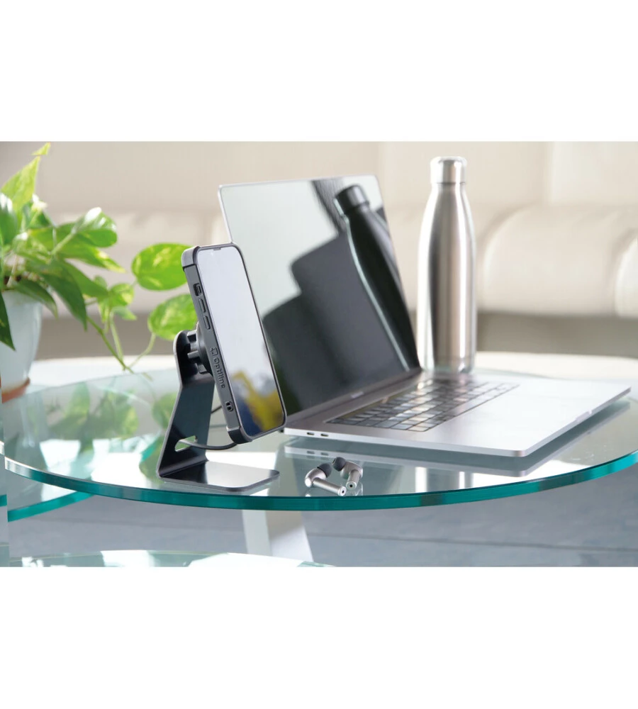 PORTA TELEFONO MAGNETICO DA TAVOLO LAMPA "MAG WIRELESS STAND" CON RICARICA WIRELESS - 91807