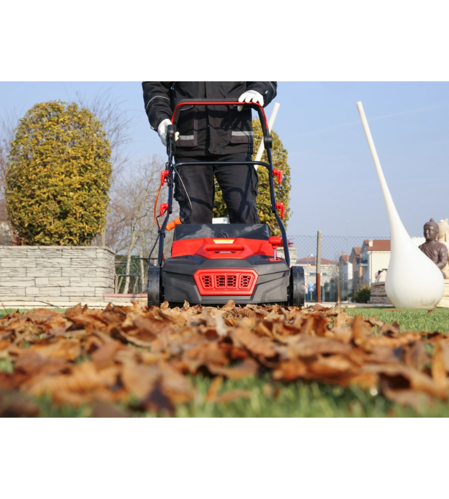 SPAZZATRICE, ARIEGGIATRICE, SCARIFICATORE ELETTRICO VALEX "TWISTER 1800" LARGHEZZA LAVORO 38 CM 1800 W