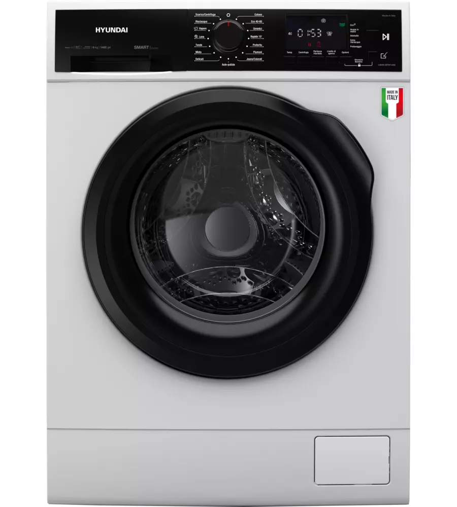 LAVATRICE HYUNDAI "LBHN-8ITW14AS" CARICO 8 KG
