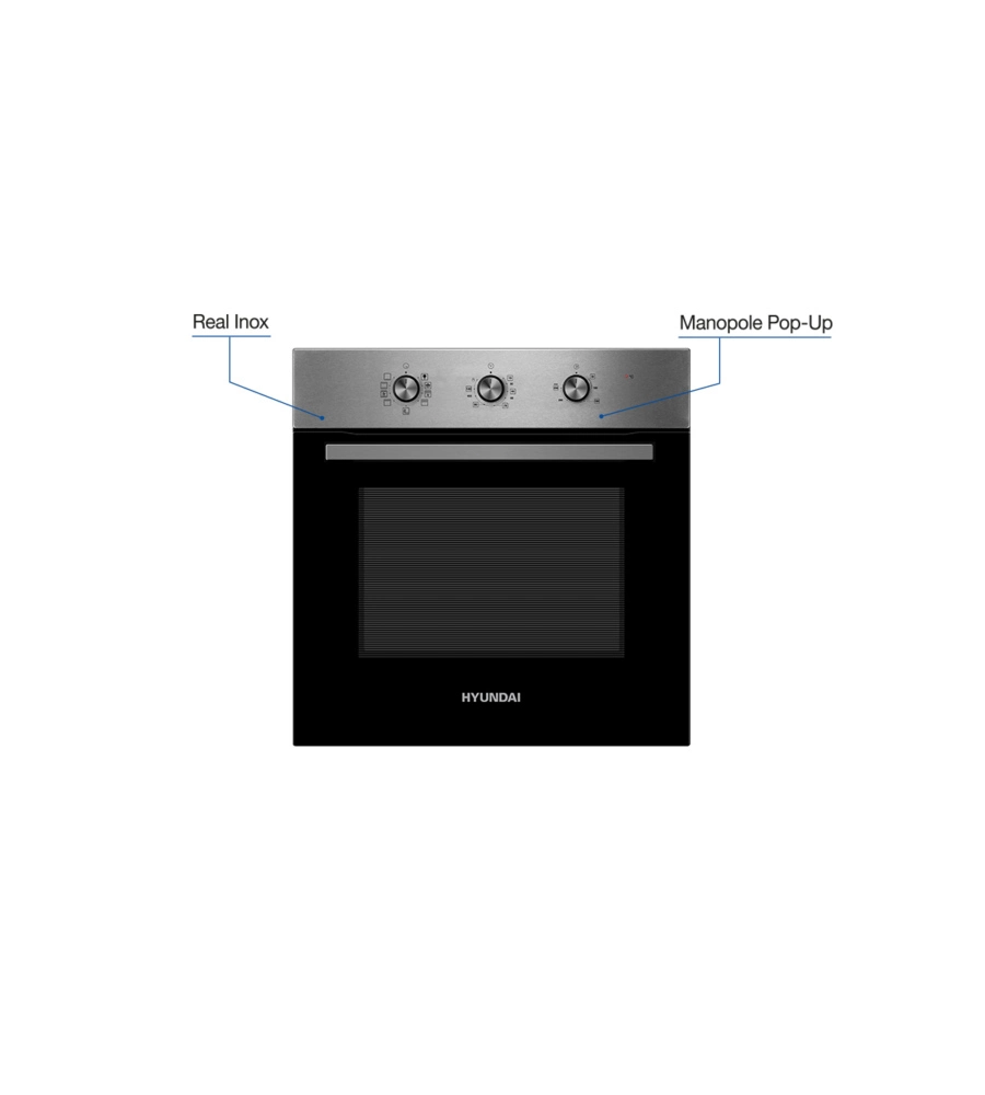 FORNO AD INCASSO HYUNDAI "OMHN-70V8" NERO IN ACCIAIO INOX 950 W