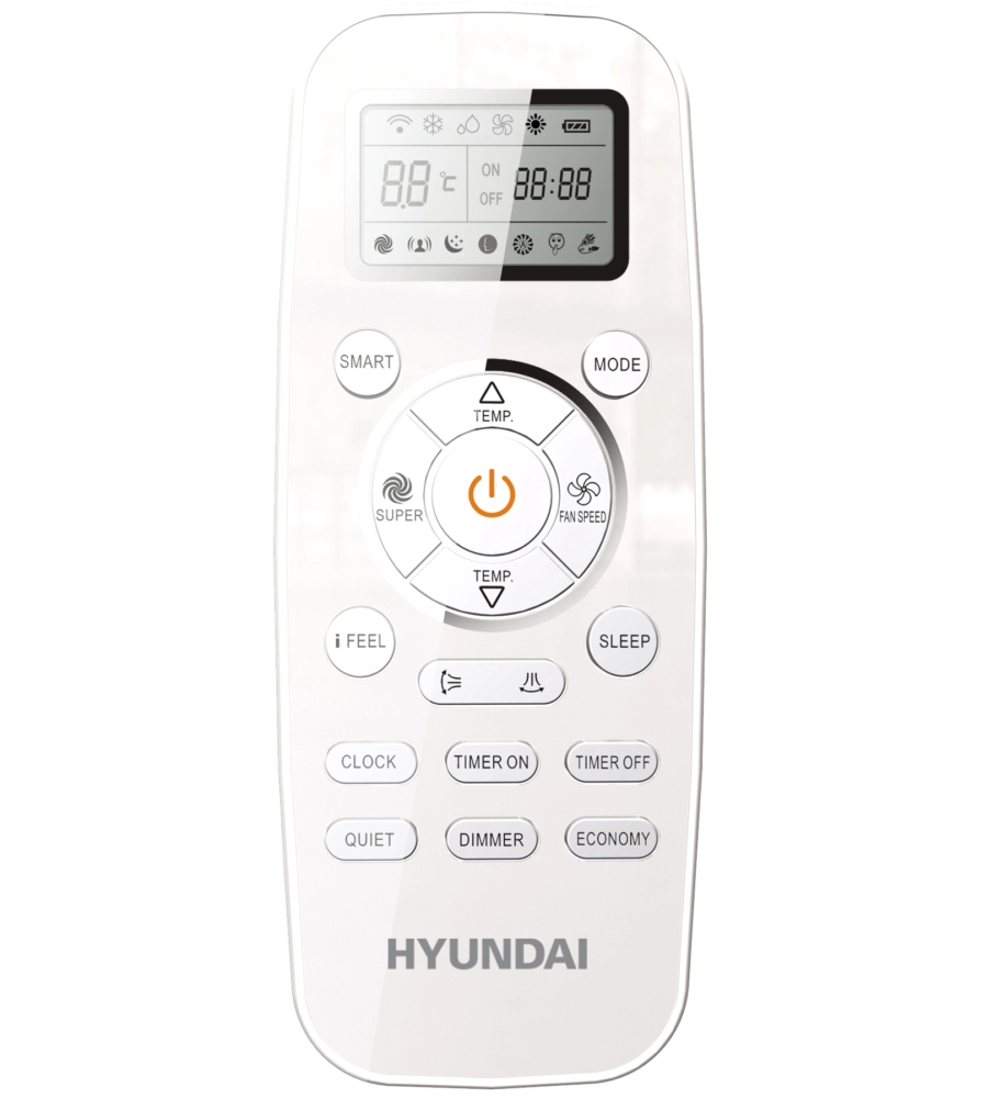 CLIMATIZZATORE CALDO FREDDO HYUNDAI POMPA DI CALORE 4 IN 1 "WSHN-093CG KIT" MONOSPLIT E UNITA' ESTERNA 9000 BTU CON WI-FI