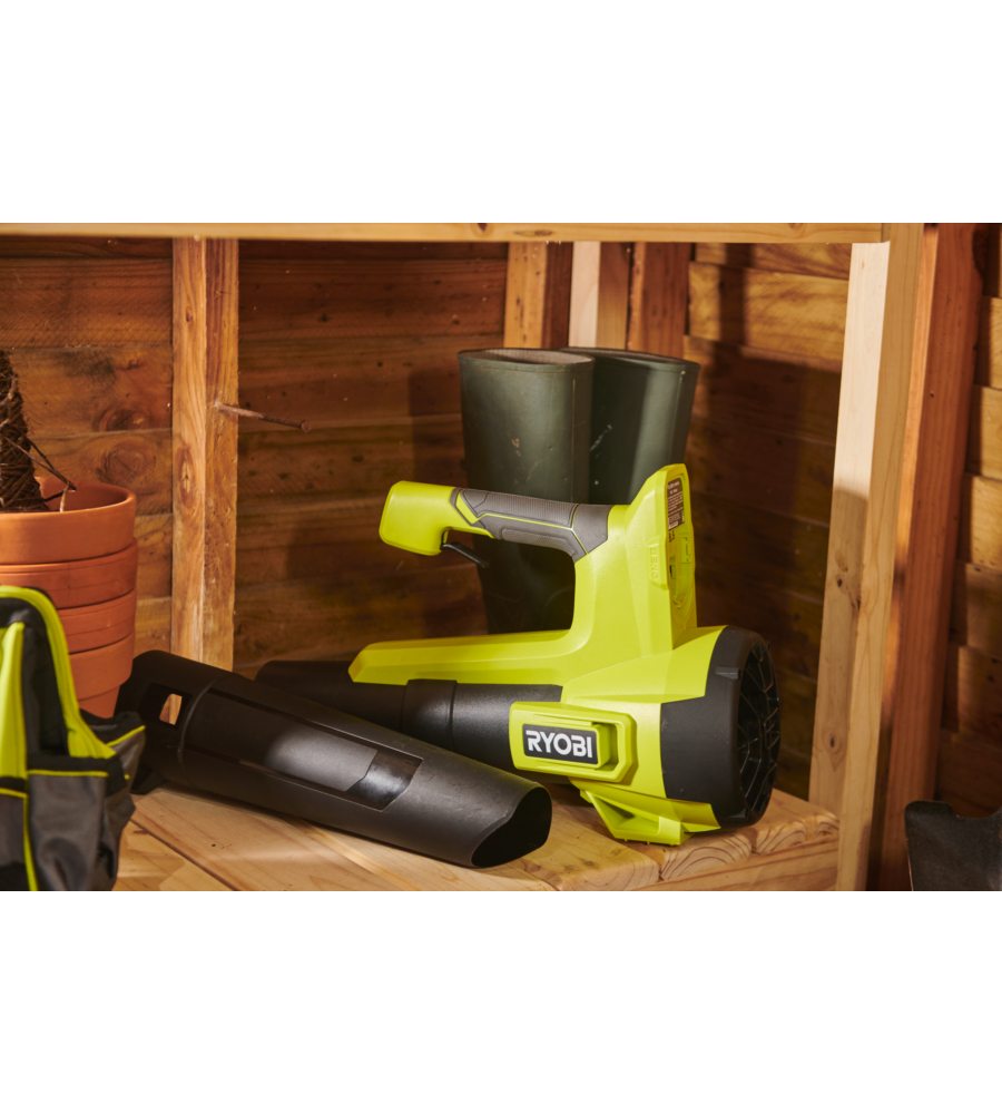 SOFFIATORE A BATTERIA CON TURBINA JET RYOBI "RY18BLB-140" 18V, BATTERIA 4AH INCLUSA