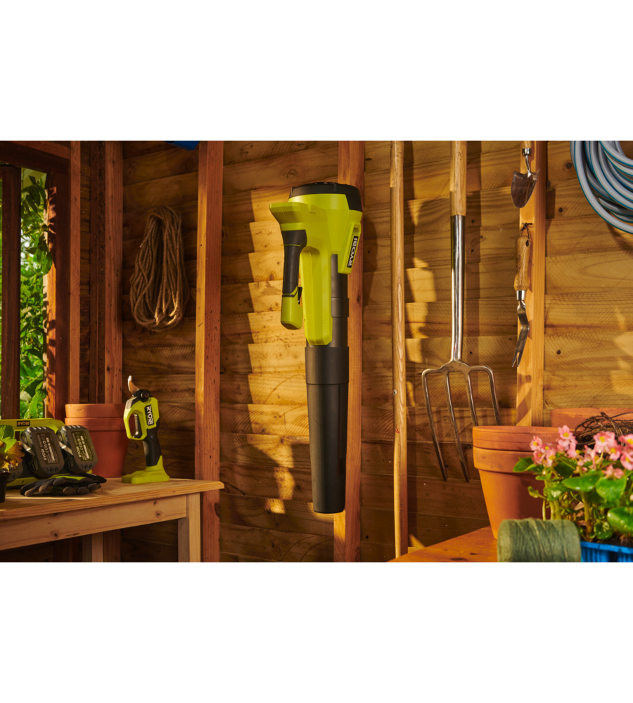 SOFFIATORE A BATTERIA CON TURBINA JET RYOBI "RY18BLB-140" 18V, BATTERIA 4AH INCLUSA