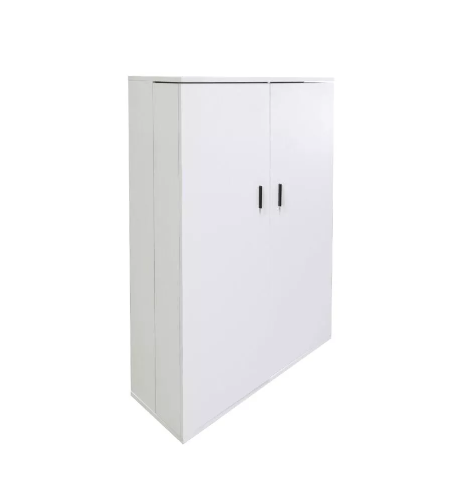 SCARPIERA 2 ANTE BELLAHOME CON ANTE SALVASPAZIO BIANCO 80X33,4X180 CM